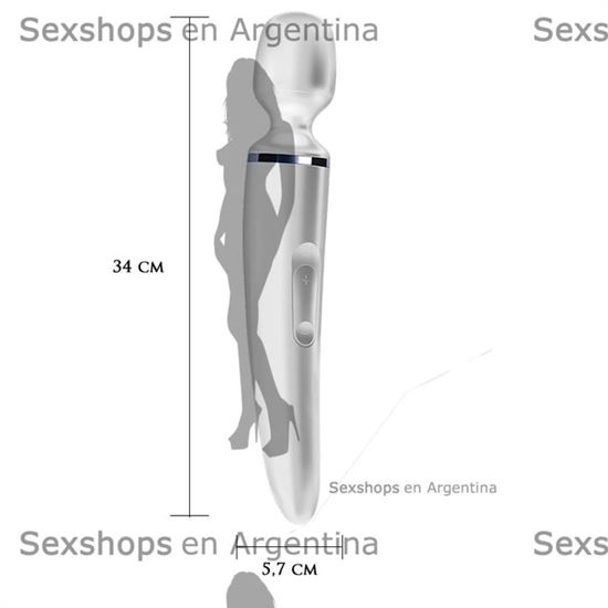 Satisfyer Wand-er Woman microfono estimulador de clitoris con carga usb